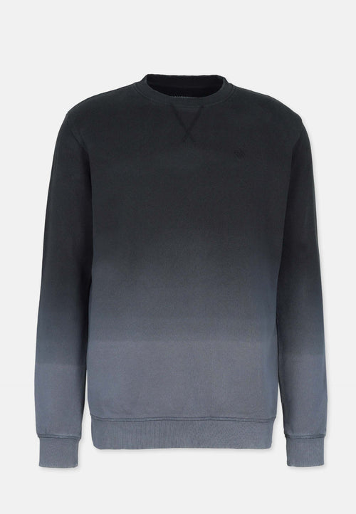 Revelse™ Organic Cotton Dip Dye Sweatshirt Black