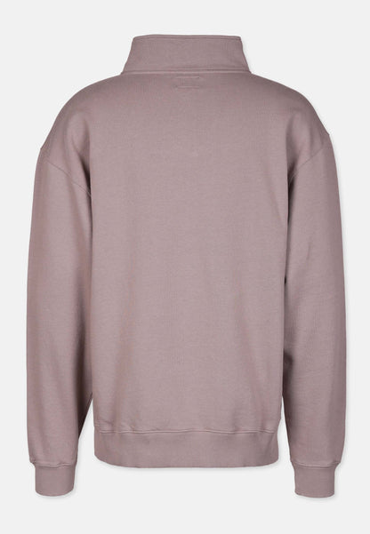Revelse™ Organic Cotton Quarter Zip Sweatshirt Mud