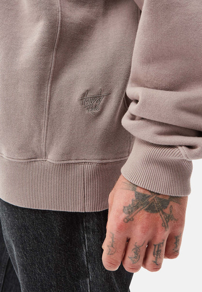 Revelse™ Organic Cotton Quarter Zip Sweatshirt Mud