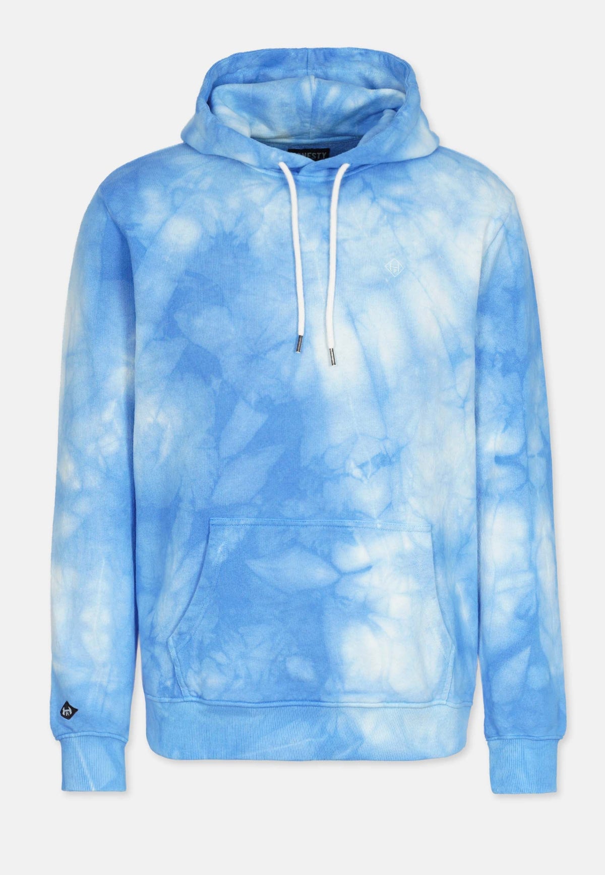 Revelse™ Organic Cotton Tie Dye Hooded Sweatshirt Blue
