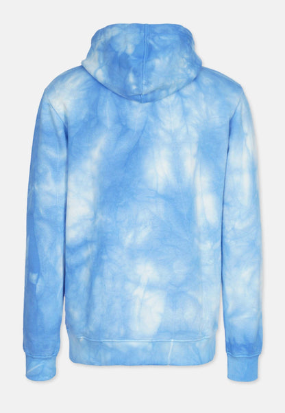 Revelse™ Organic Cotton Tie Dye Hooded Sweatshirt Blue