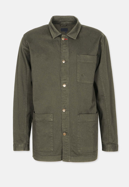 Revelse™ Organic Cotton Twill Worker Jacket Olive