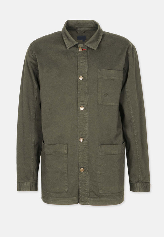 Revelse™ Organic Cotton Twill Worker Jacket Olive