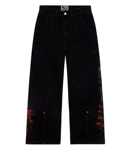 Revelse™ Relaxed Fit Baggy Black Denim Jeans