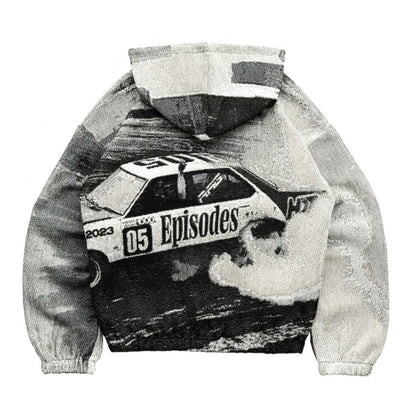 Revelse™ Tapestry Zip-Up Hoodie