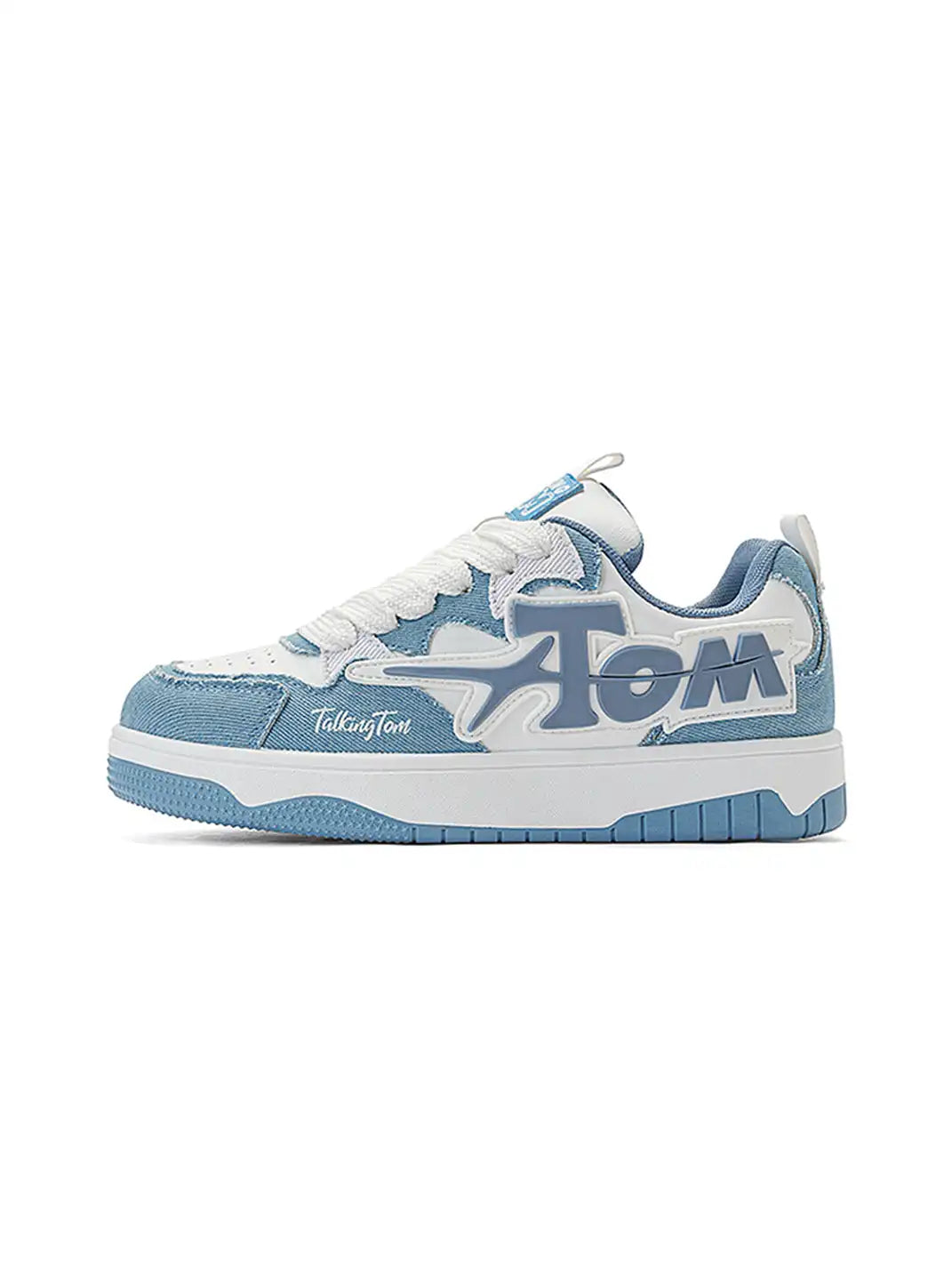 Oversized Letter Graphic Low-Top Sneakers