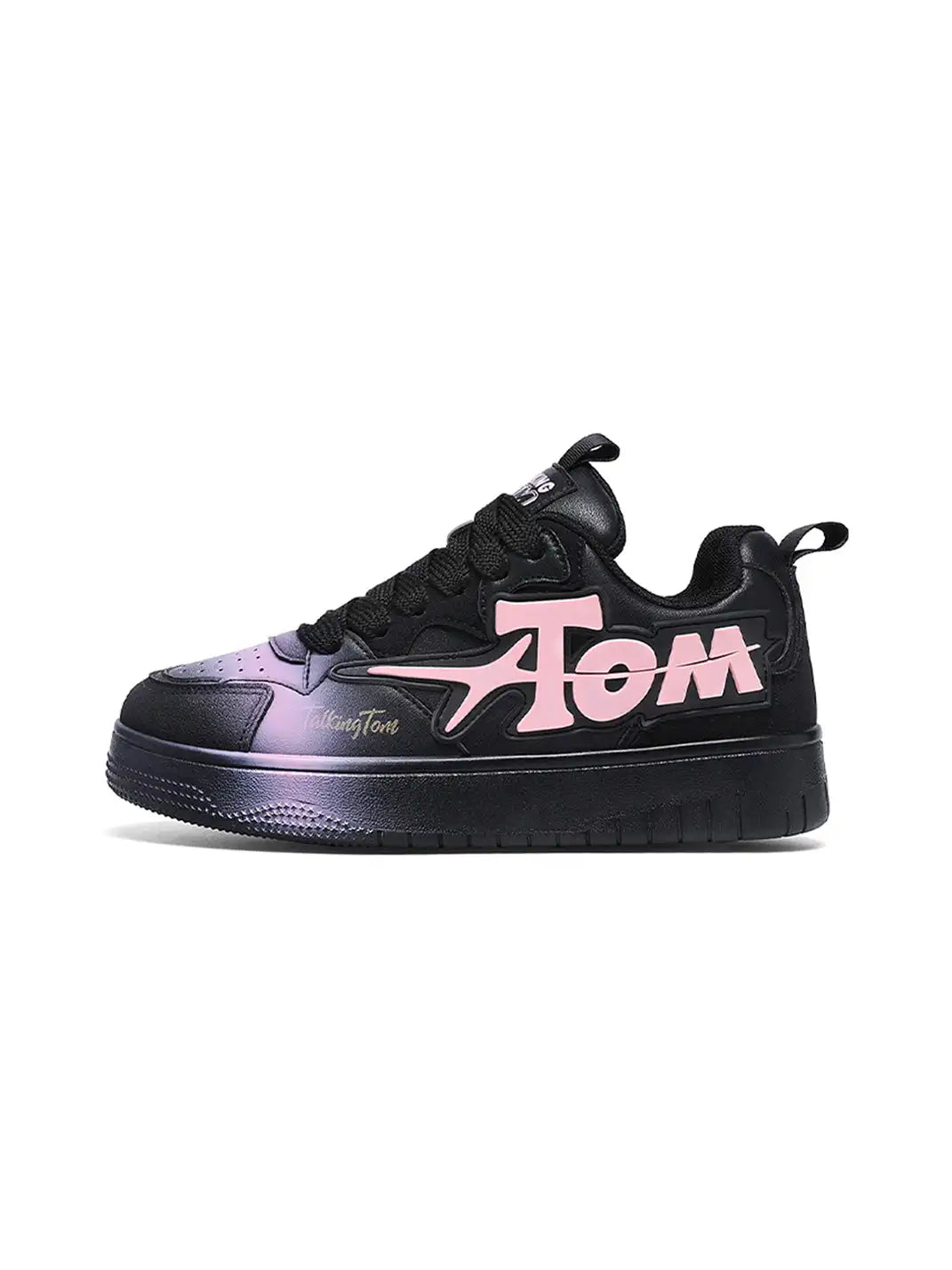 Oversized Letter Graphic Low-Top Sneakers