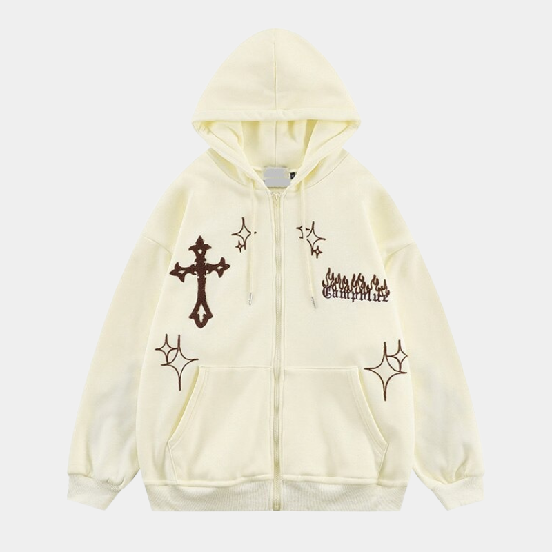 Revelse™ Oversized Zipper Hoodie for Women and Men
