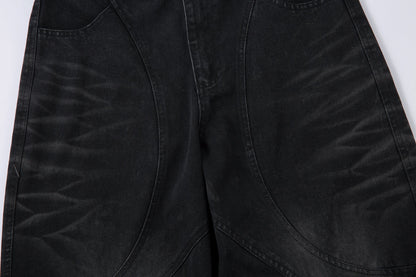 Revelse™ Distressed Washed Multi-Pocket Denim Jeans