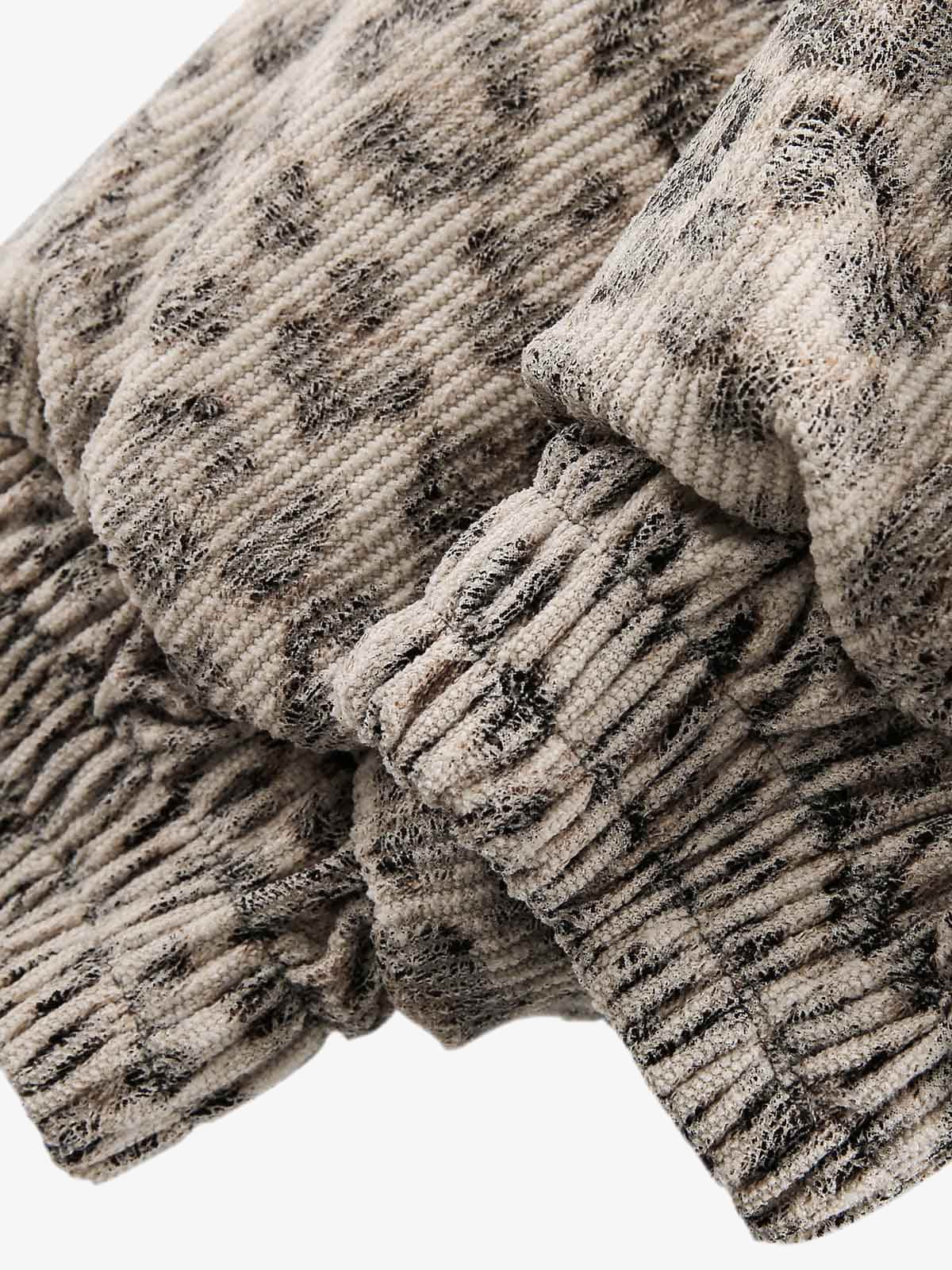 Revelse™ Cheetah Print Hooded Jacket with Faux Mink Fur Trim