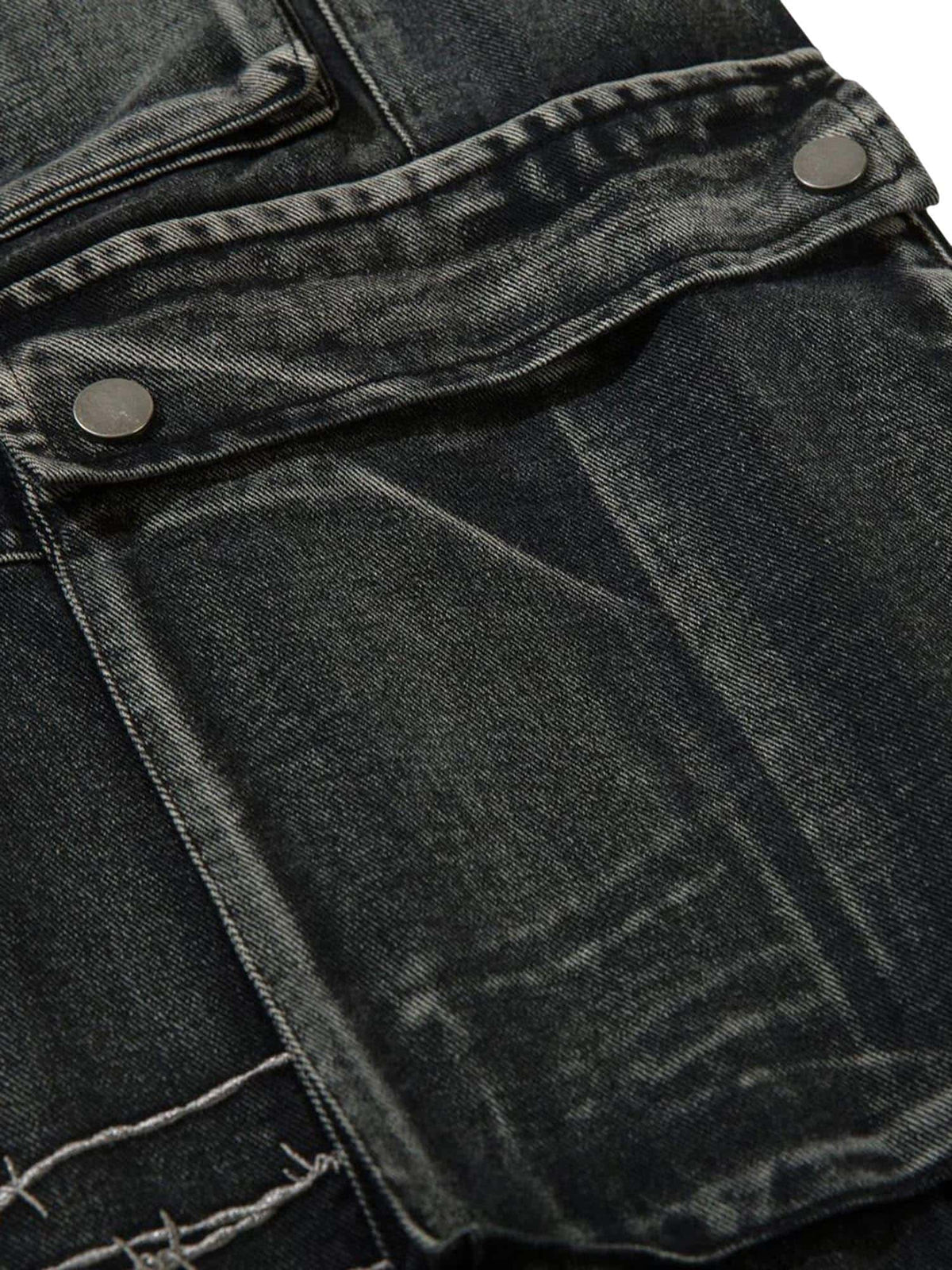 Revelse™ Embroidered Hip-Hop Street Style Jeans