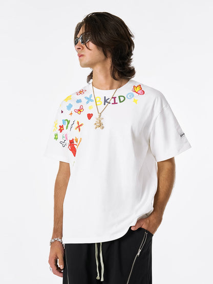 Revelse™ Retro Hand-Painted Graffiti Art T-Shirt