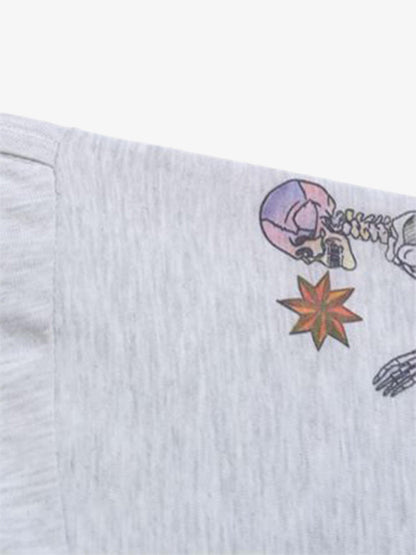 Revelse™ Men's Graffiti Print Long Sleeve Streetwear T-Shirt