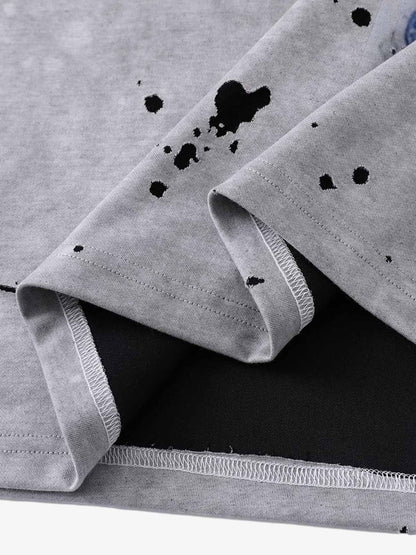 Revelse™ Retro Ink Splash Graphic T-Shirt