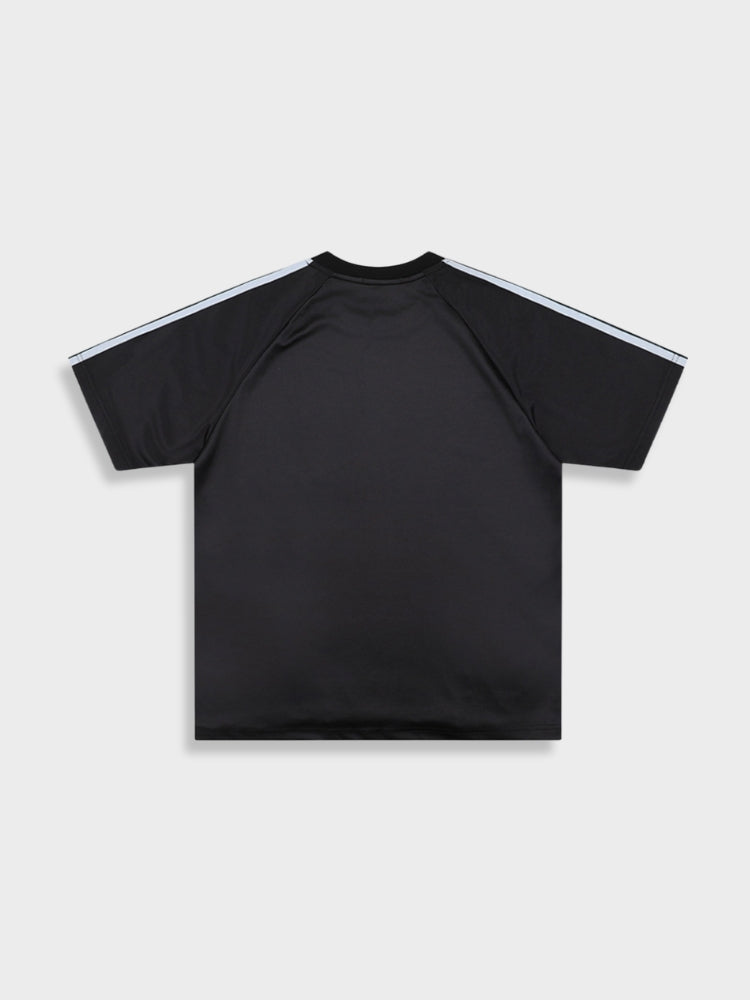Revelse™ Distressed Football Mesh T-Shirt Cotton Blend
