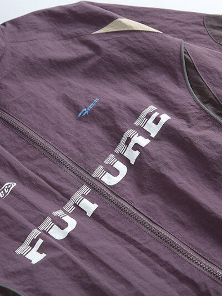 Revelse™ Polyester Stand Collar Track Jacket Lightweight