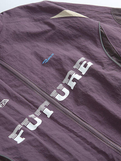 Revelse™ Polyester Stand Collar Track Jacket Lightweight