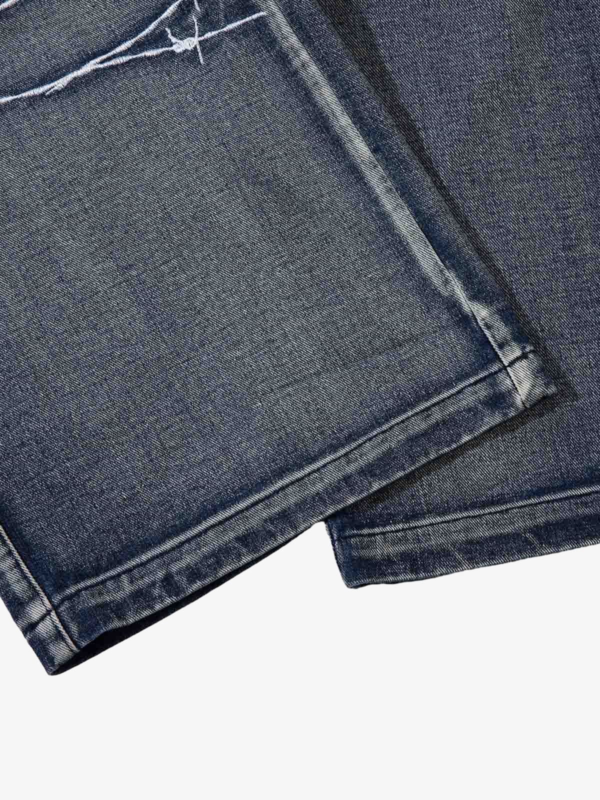 Revelse™ Embroidered Hip-Hop Street Style Jeans