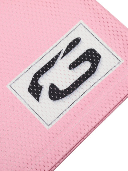 Revelse™ Flame Print Mesh Pink Jersey Top