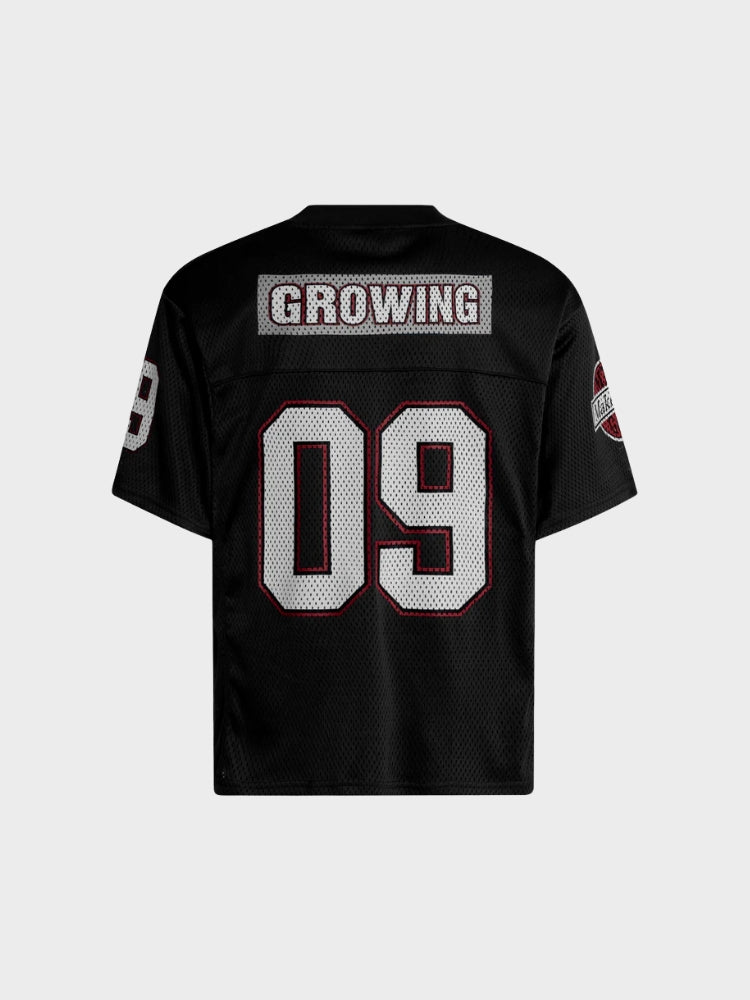 Revelse™ Mesh Varsity Short-Sleeve Sports Jersey with Oversized Numeral
