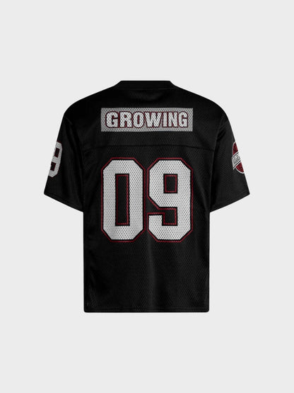 Revelse™ Mesh Varsity Short-Sleeve Sports Jersey with Oversized Numeral