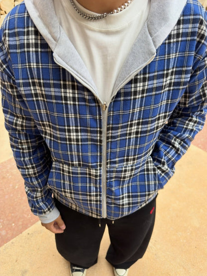 Revelse™ Reversible Hooded Patchwork Polyester Jacket
