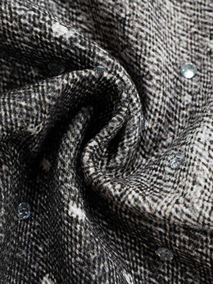 Revelse™ Distressed Denim Jeans with Diamond Belt Decor Detail