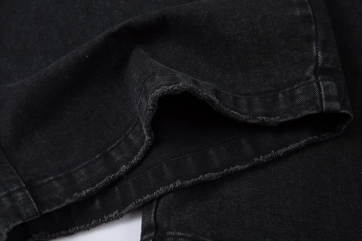 Revelse™ Distressed Washed Multi-Pocket Denim Jeans