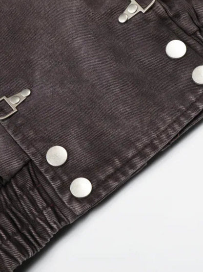 Revelse™ Cotton Denim Toggle Jacket