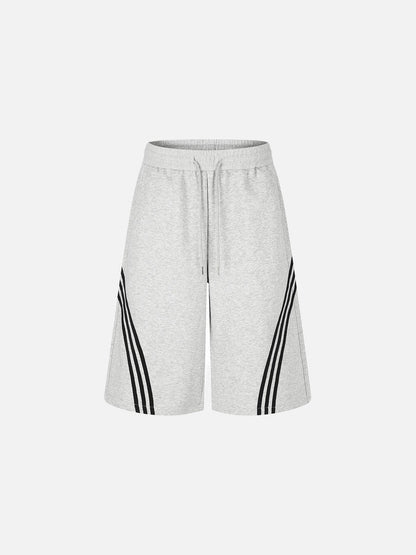 Wide-Leg Stripe Shorts for Everyday Streetwear Style