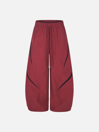 Red And Black Star Graphic Tracksuit
