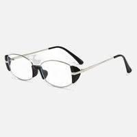 C5 Silver Frame White Anti-Blue Light