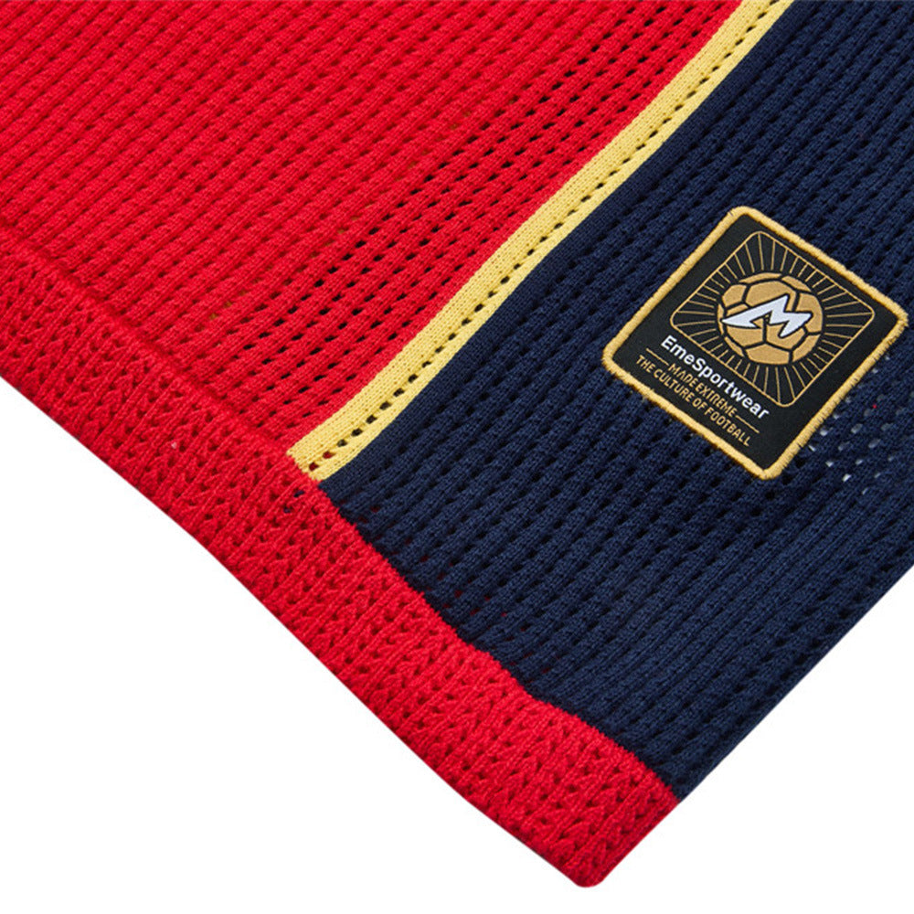 Colour block polo shirt styled with casual bottoms