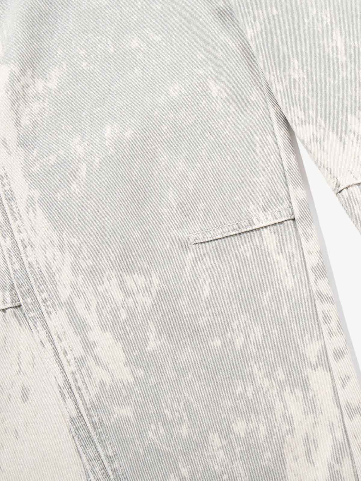 Revelse™ Paint Effect Distressed Denim Jeans