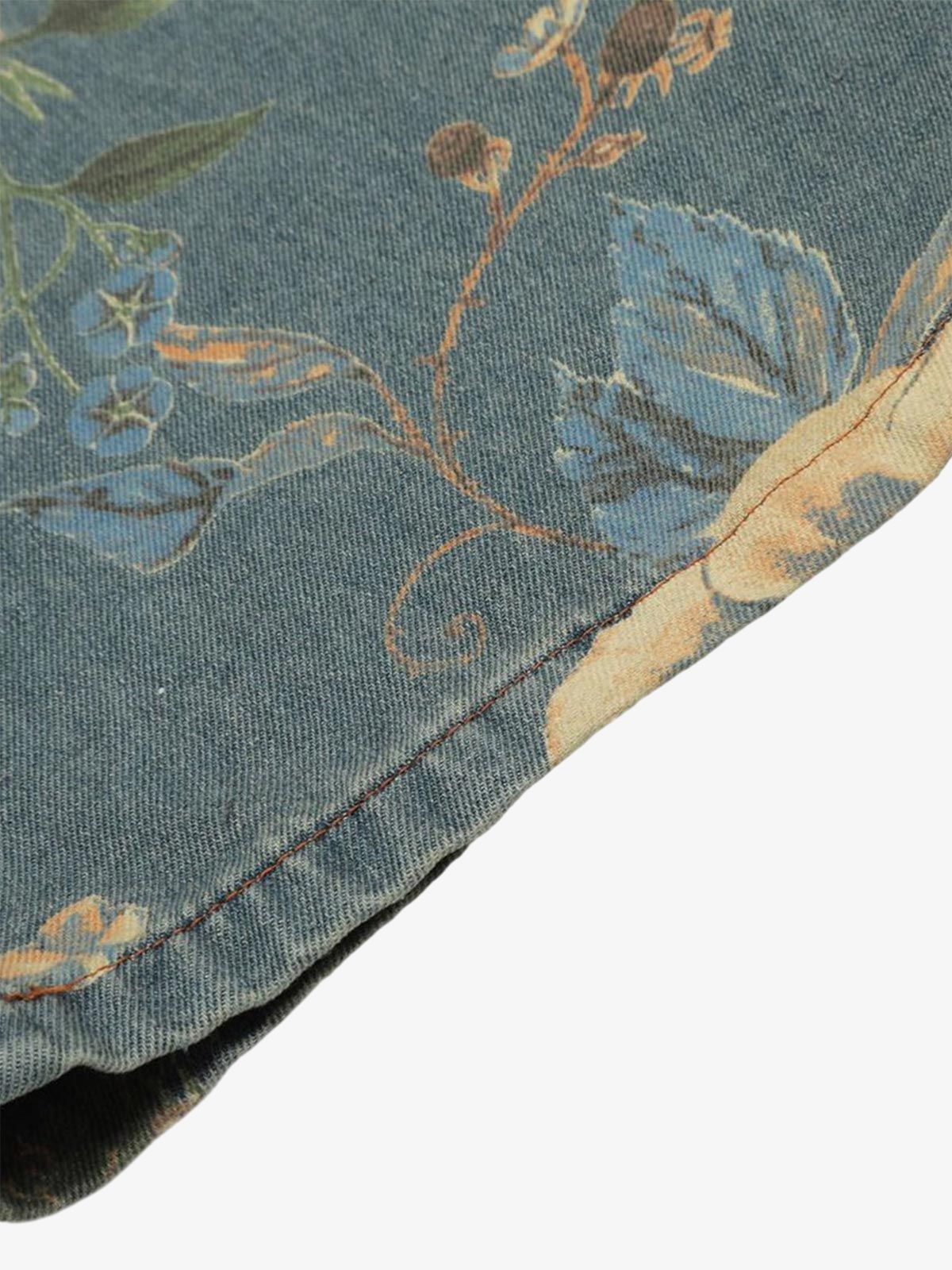 Revelse™ Floral Print Denim Carpenter Jeans