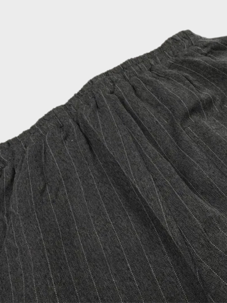 Revelse™ Striped Polyester Tracksuit Set Dark Grey