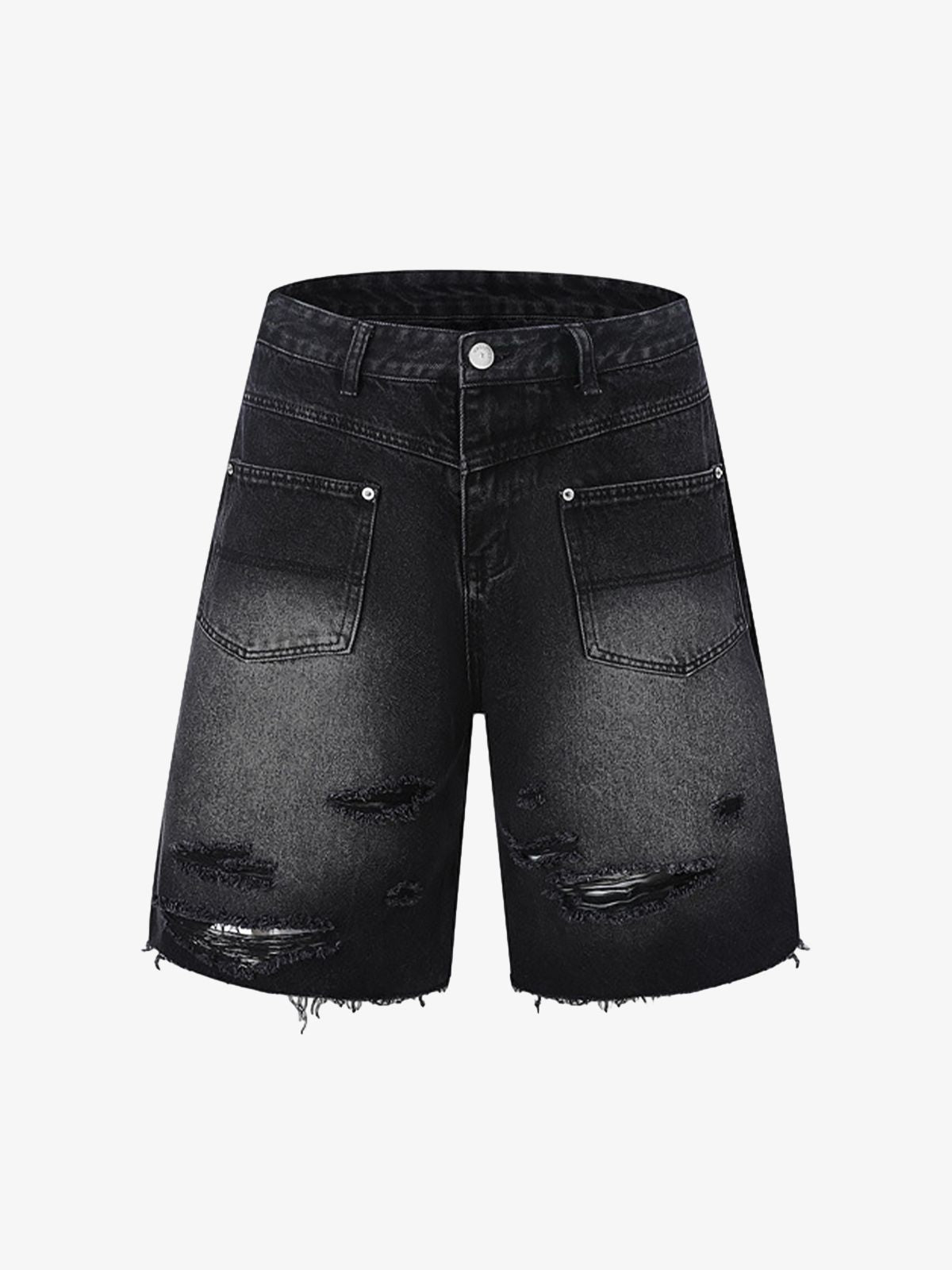 Revelse™ Men's Ripped Distressed Denim Jacket and Pants Set