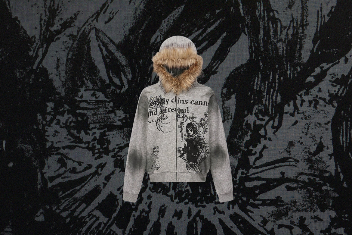 Revelse™ Graphic Print Hooded Jacket for Men