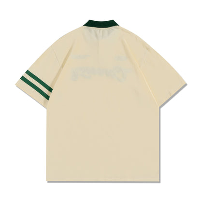 Revelse™ Embroidered Varsity Polo Shirt for Men
