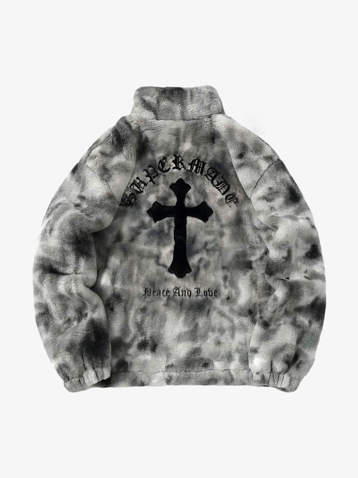 Revelse™ Heavy-Duty Faux Lambswool Tie-Dye Urban Jacket