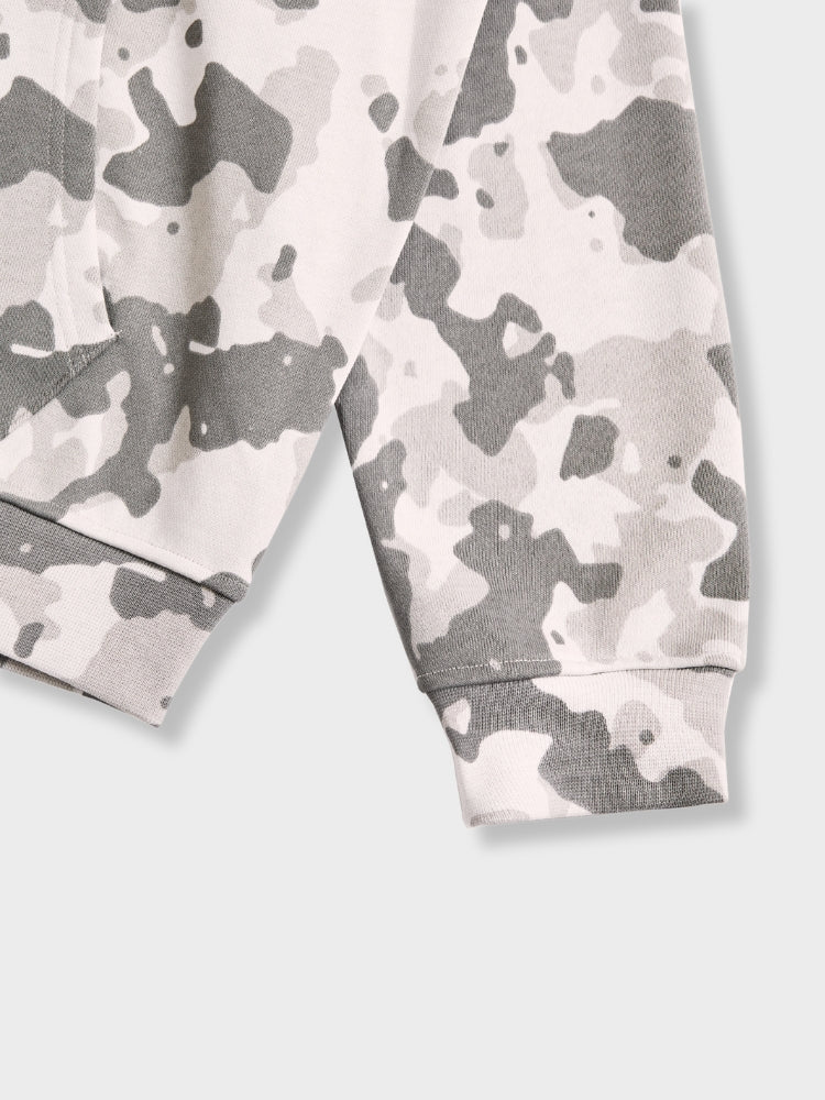 Revelse™ Oversized French Terry Camo Tracksuit Set