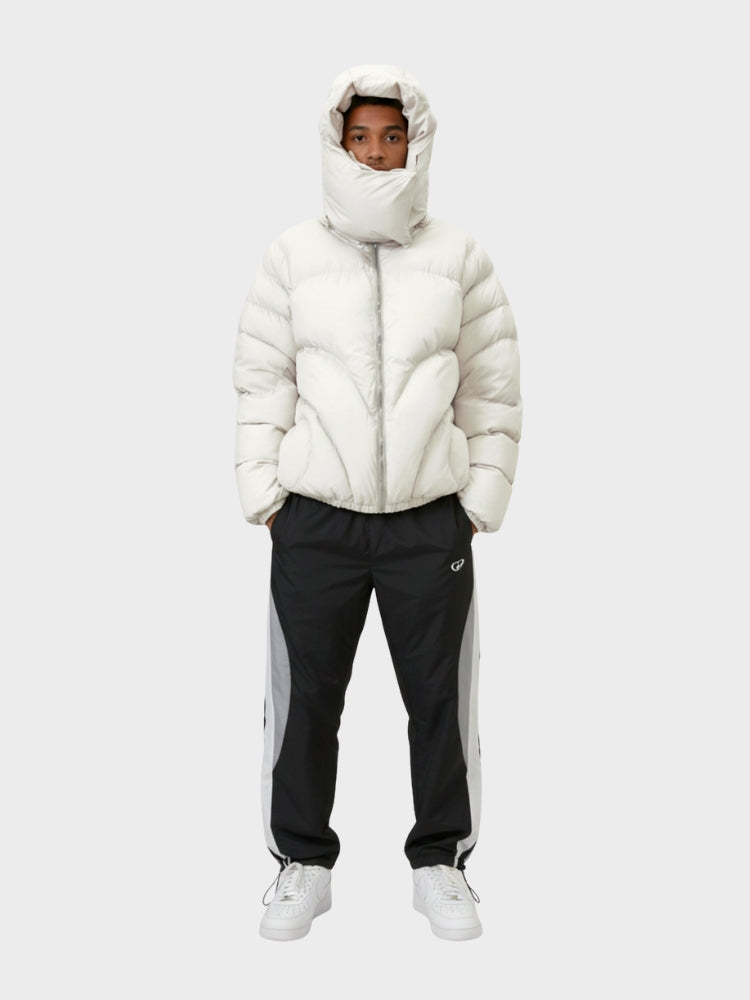 Revelse™ Puffer Jacket Quilted Stand Collar With Removable Hood