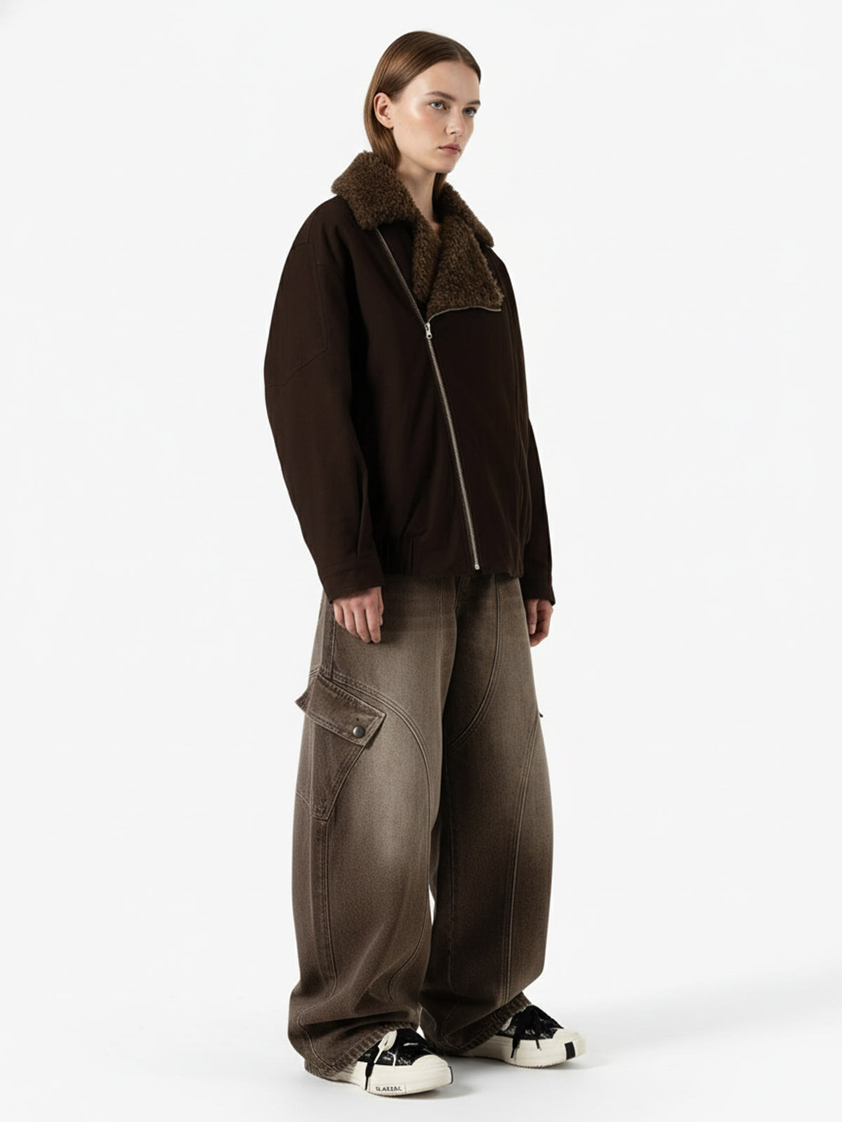 Revelse™ Vintage Washed Men's Workwear Barrel Jeans