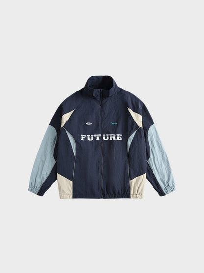 Revelse™ Polyester Stand Collar Track Jacket Lightweight