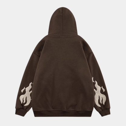 Revelse™ Oversized Zipper Hoodie for Women and Men