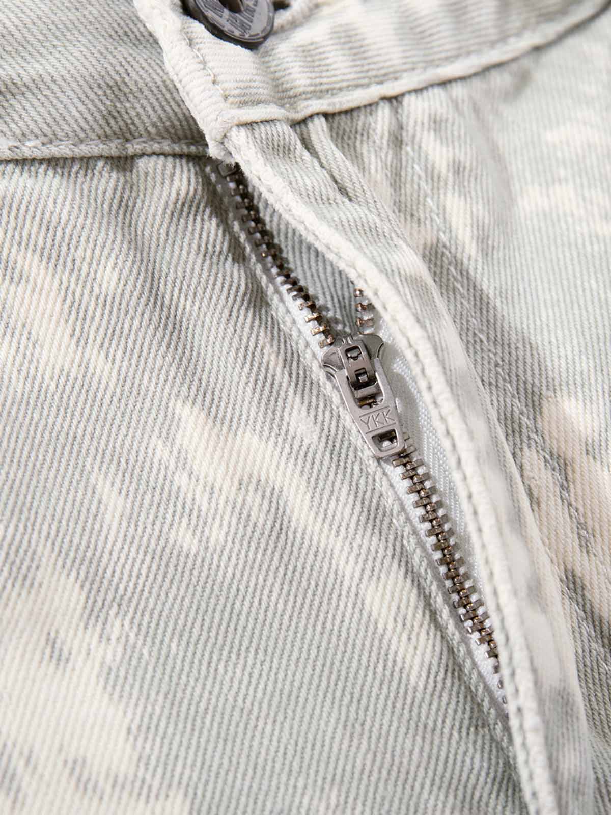 Revelse™ Paint Effect Distressed Denim Jeans