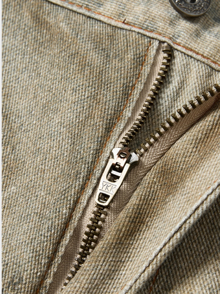 Revelse™ Cotton Loose-Fit Knee-Length Shorts Light Coffee