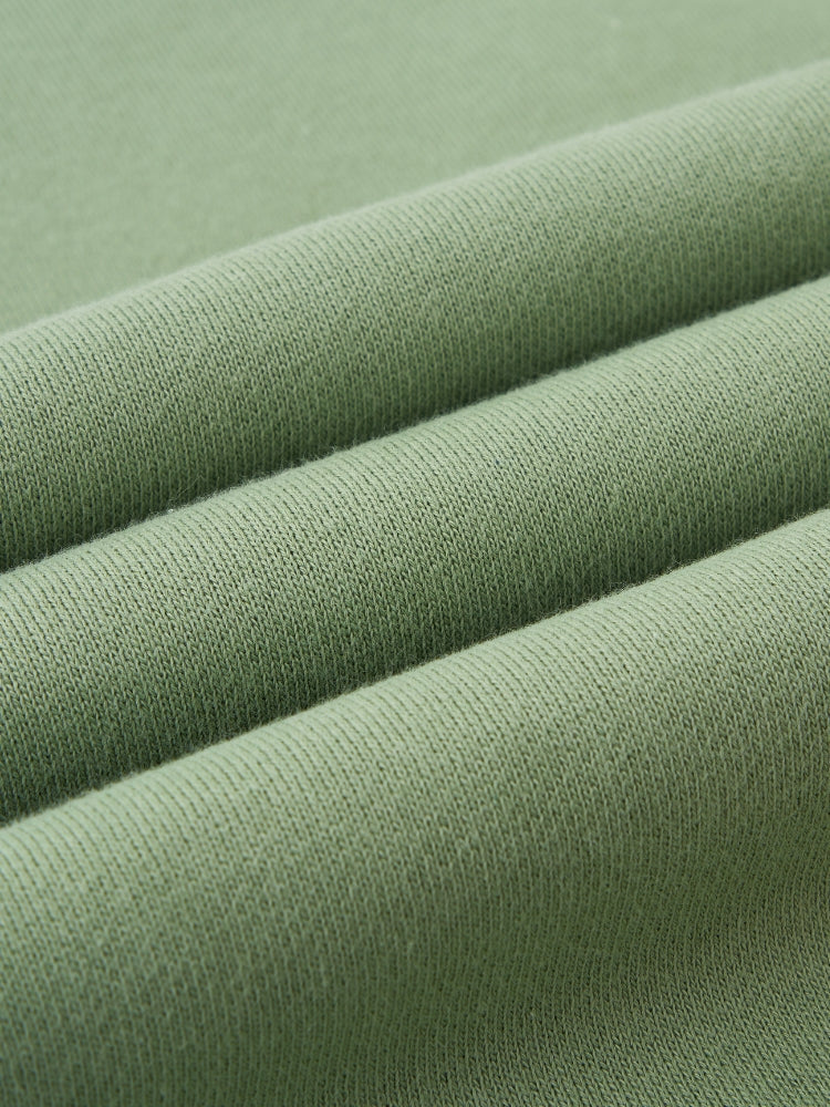 Revelse™ Oversized Cotton Blend Hoodie and Jogger Tracksuit Set Light Green