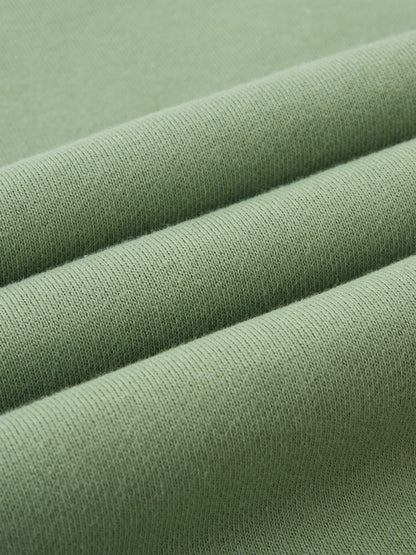 Revelse™ Oversized Cotton Blend Hoodie and Jogger Tracksuit Set Light Green
