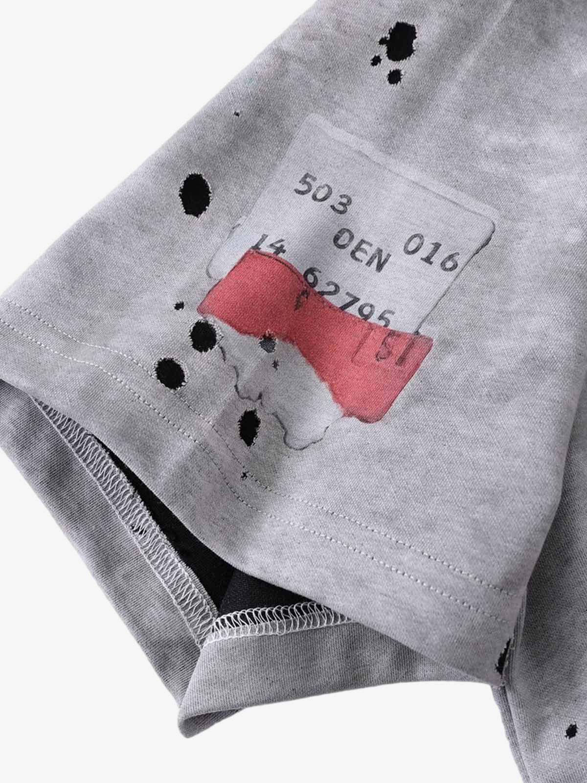 Revelse™ Retro Ink Splash Graphic T-Shirt